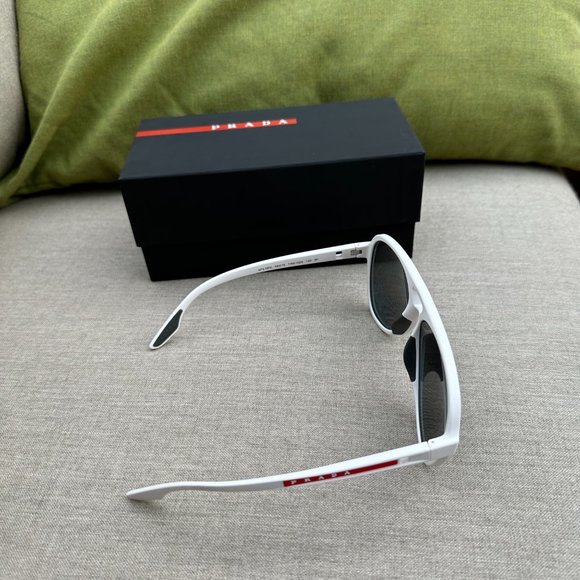 PRADA white aviator sunglasses - Picture 16 of 16